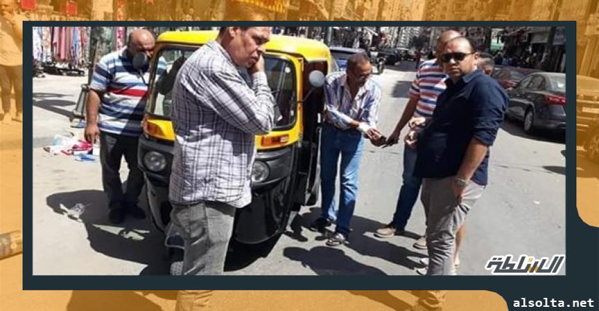 حملات على مركبات التوكتوك فى الإسكندرية