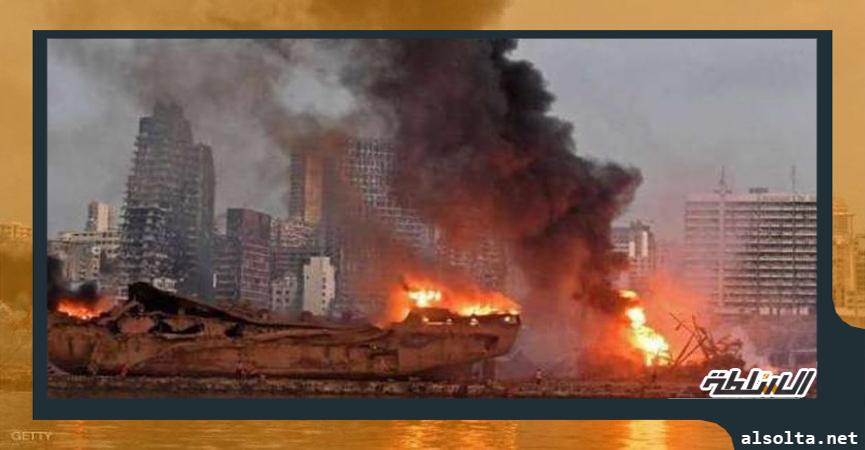 انفجار سابق فى لبنان