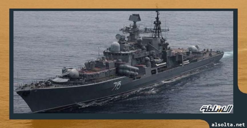 إحدى قطع البحرية الروسية