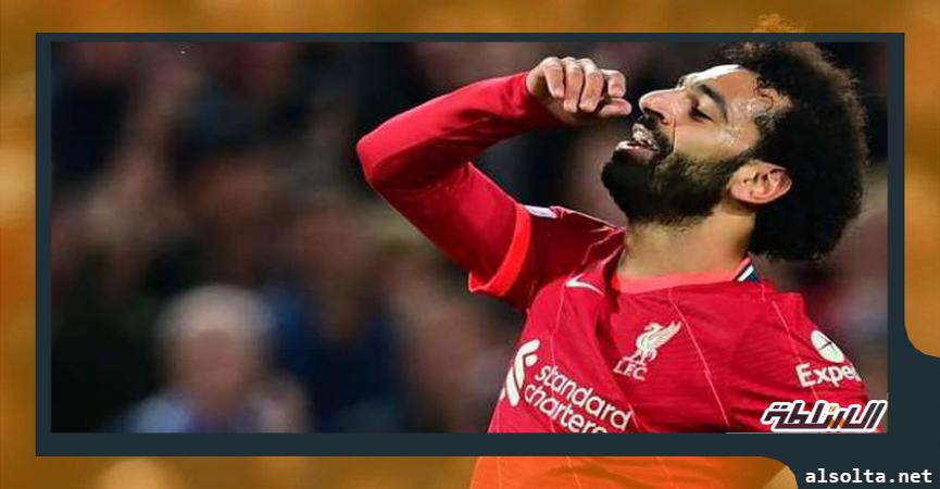 اللاعب الدولي محمد صلاح نجم منتخب مصر ونادي ليفربول الإنجليزي