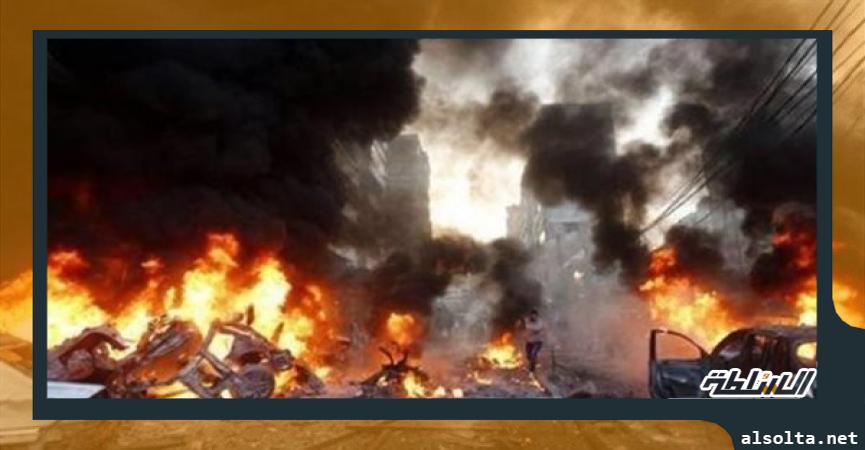 صورة من انفجار مطار عدن