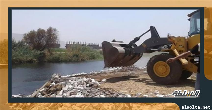 إزالة التعديات على نهر النيل