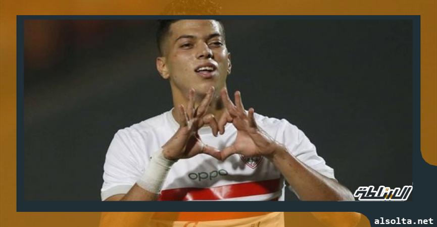 امام عاشور لاعب نادي الزمالك