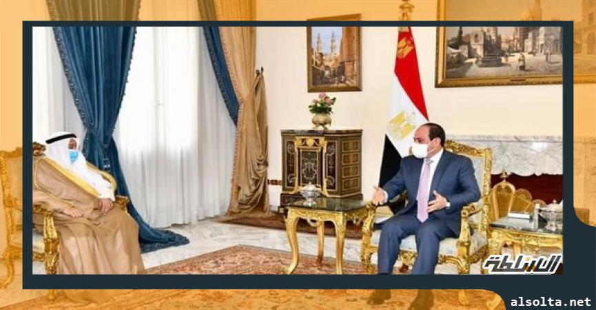 الرئيس السيسي يستقبل سفير الكويت