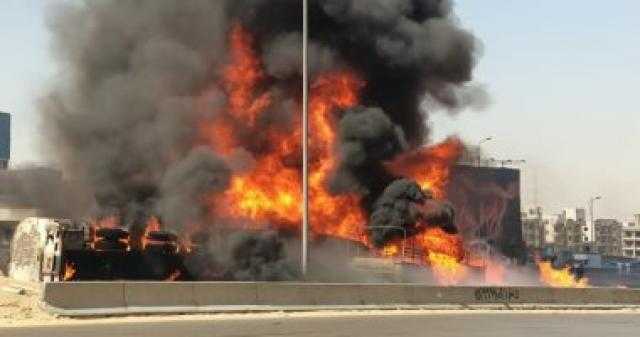 بدون خسائر بشرية.. السيطرة على حريق بمخزن في منشأة ناصر