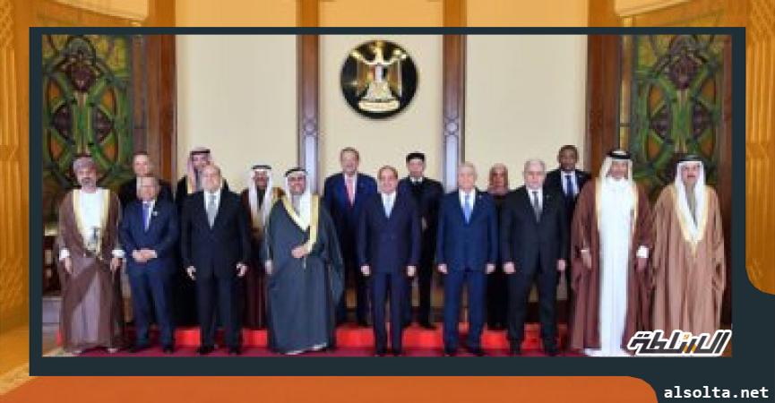 لقاء الرئيس السيسي مع وفداً من رؤساء المجالس والبرلمانات العربية