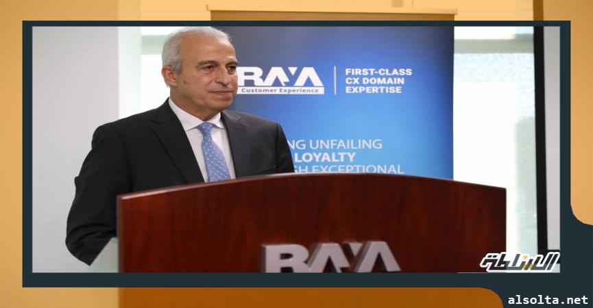 أحمد رفقي   الرئيس التنفيذي لشركة (RCX)  خلال القاء كلمته 