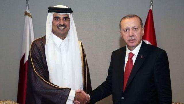 أردوغان وأمير قطر-أرشيفية