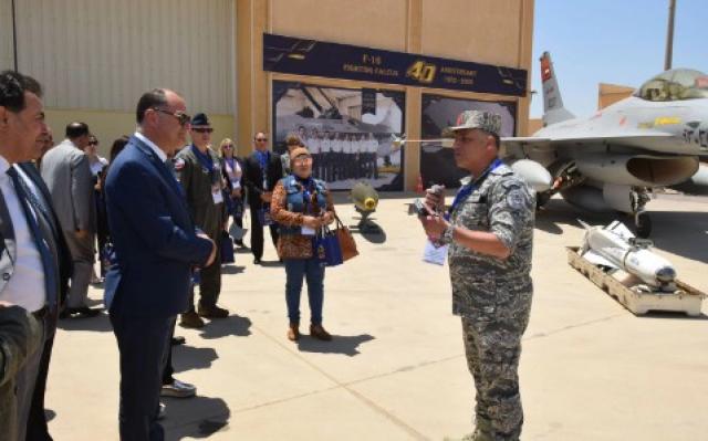 القوات الجوية تحتفل بمرور 40 عاما على هبوط أول طائرة F16 بمصر (صور)