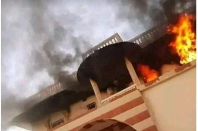 عاجل.. أنباء عن حرق منزل رئيس مجلس النواب الليبي (صور)