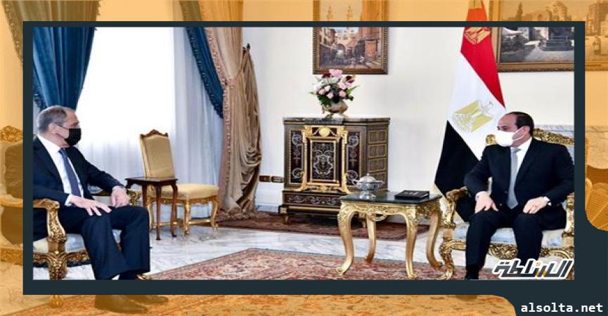 الرئيس السيسي يستقبل وزير الخارجية الروسي - أرشيفية