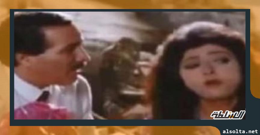 نبيلة عبيد والراحل سعيد صالح فى مشهد من فيلم توت توت