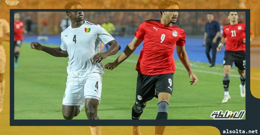 منتخب مصر الأول في مباراة سابقة