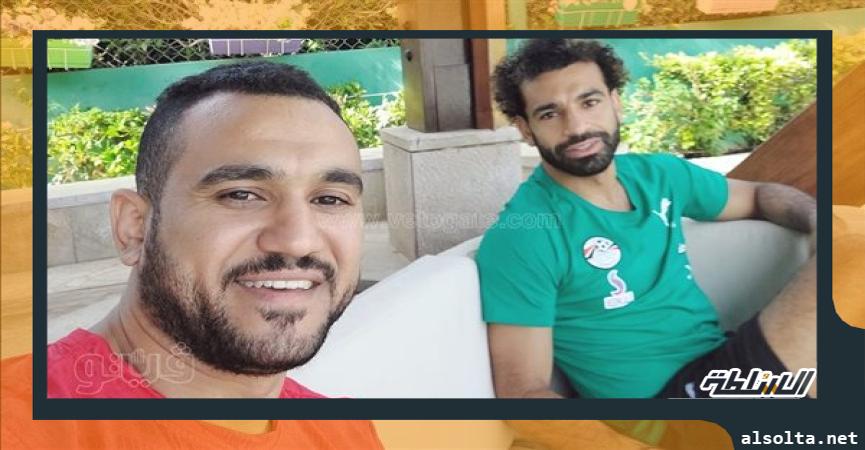 لقاء محمد صلاح وبلدوزر المقاولون