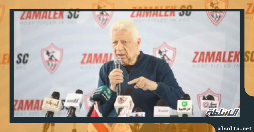 المستشار مرتضى منصور رئيس نادي الزمالك