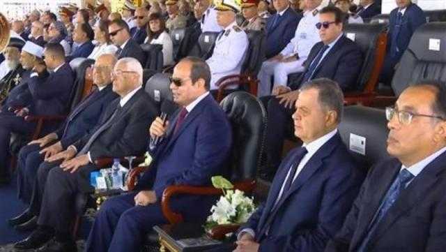 عاجل.. الرئيس السيسي: مطلوب مننا العمل أكثر لتقديم الوفاء لدماء الشهداء