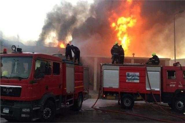 السيطرة على حريق في مخزن بعمارة أمام مسجد الحسين