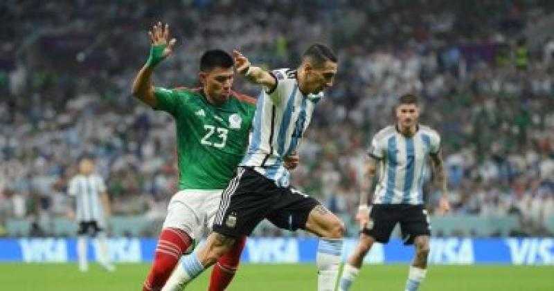 المكسيك تفرض التعادل السلبى على الأرجنتين فى الشوط الأول ببطولة كأس العالم