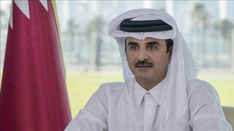 شاهد.. فرحة أمير قطر بفوز المغرب التاريخي والتأهل لربع نهائي كأس العالم