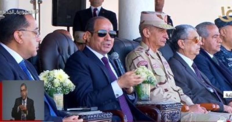 الرئيس السيسي: تجهيز 600 ألف فدان للزراعة فى سيناء مع نهاية العام الجارى