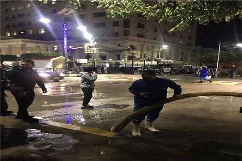 هطول أمطار غزيرة وانخفاض في درجات الحرارة بالمنوفية