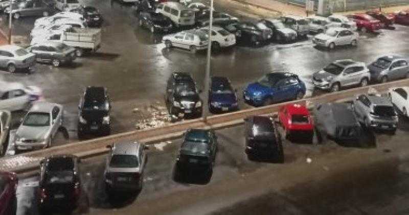 هطول أمطار متوسطة على مدينتى بورسعيد وبورفؤاد وسط انخفاض درجات الحرارة