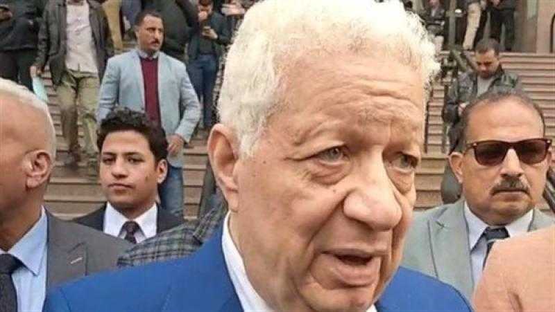 مرتضى منصور يغادر محبسه بعد قضاء فترة عقوبته في حكم سب وقذف الخطيب