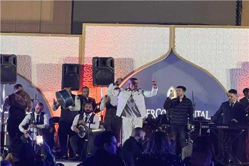 صور| أول حفل لـ حسن شاكوش بعد شهر العسل