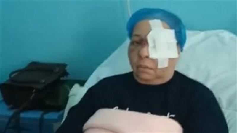 عيني راحت.. الألعاب النارية تصيب سيدة بعاهة وإصابة زوجها بجروح في حدائق القبة | فيديو
