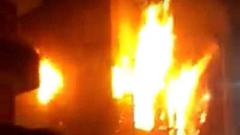 بسبب الألعاب النارية.. حريق داخل منزل بالفيوم