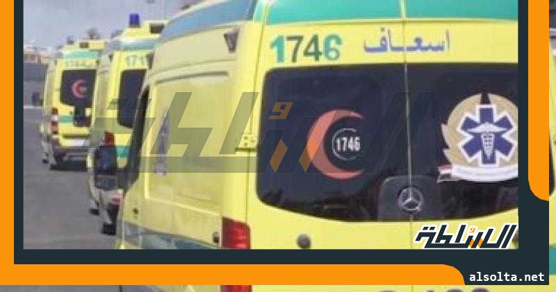 إصابة 10 اشخاص فى إنقلاب ميكروباص بطريق إقليمى العياط