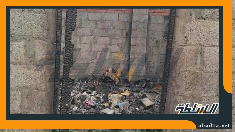 حريق يلتهم 3 منازل في حي السمران بالعريش