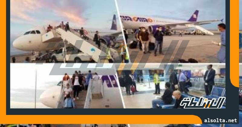 ”مطار مرسى علم” يستقبل 21 رحلة سياحية من ألمانيا وسويسرا وإيطاليا والتشيك