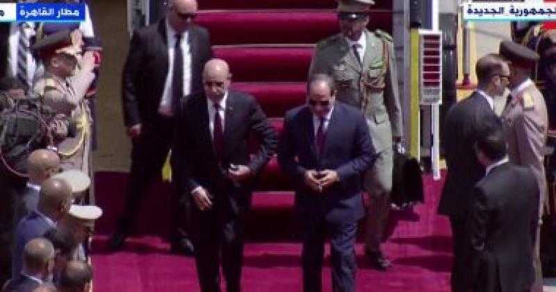 الرئيس السيسي يستقبل نظيره الموريتانى داخل قصر الاتحادية.. بعد قليل