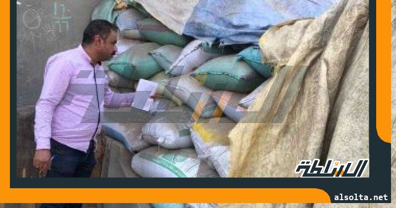 ضبط 17 طن قمح بمخازن غير مرخصة بكفر الشيخ
