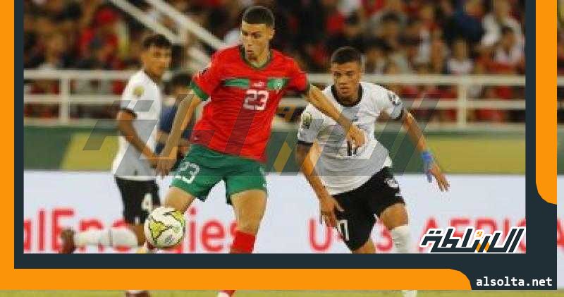 حمزة علاء ينقذ المنتخب الأولمبى من هدف قاتل للمغرب