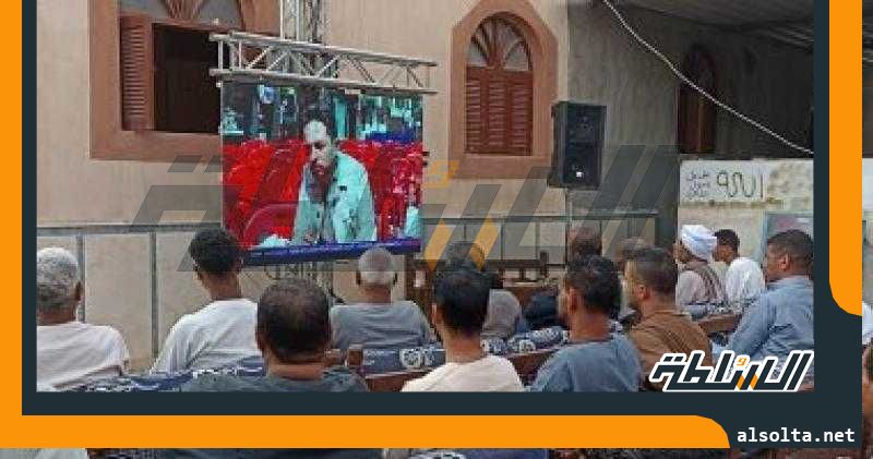 التلفزيون هذا المساء.. أهالى مركز الوقف يحتفلون بالحلقة الأولى من برنامج ”لوغاريتم”