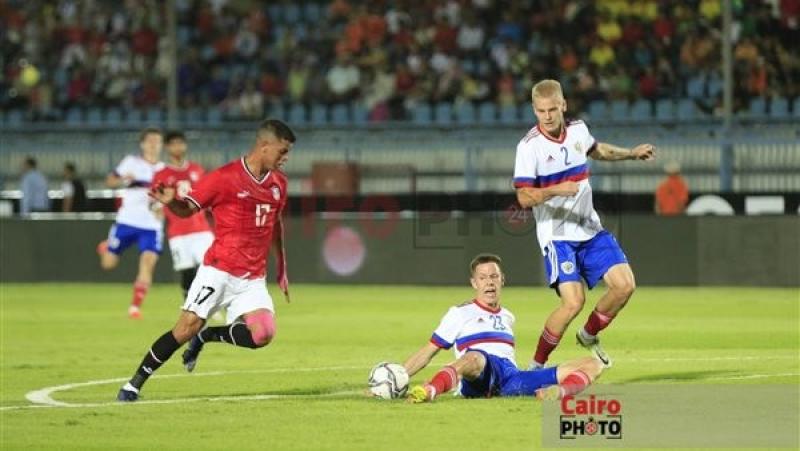 موعد مباراة المنتخب الأولمبي لكرة القدم ومنتخب روسيا الودية