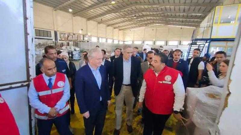 الهلال الأحمر المصري يشرح لوفد «الشيوخ» الأمريكي آلية إرسال المساعدات إلى غزة