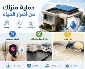 كيف تحمي منزلك من أضرار المياه؟ دليل اكتشاف التسربات وأفضل طرق العزل الحديثة